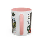 Easter Island Coffee Mug | Travel Destination Souvenir Gift | Accent Color Ceramic 11oz 15oz