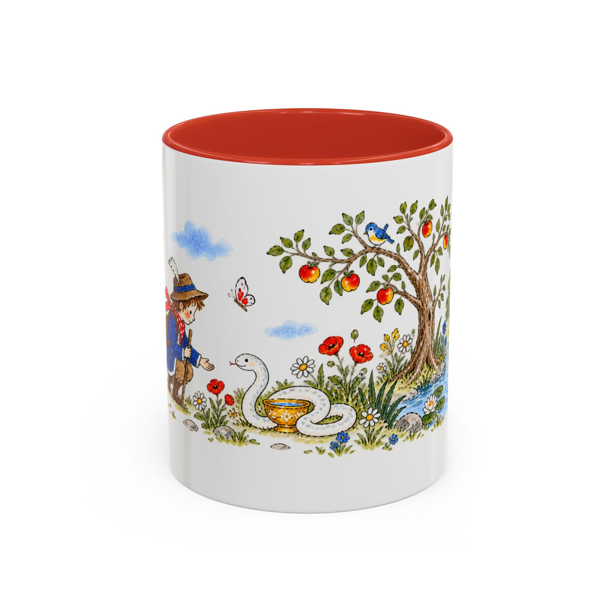 The White Snake Mug | Storybook Fairy Tale Accent Coffee Mug | EveryLegend