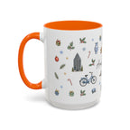 Amsterdam Christmas Watercolor Mug | Festive City Souvenir Coffee Cup
