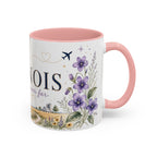 Illinois State Map Mug | Botanical Travel Sketch, Moving Away Gift (11oz 15oz)