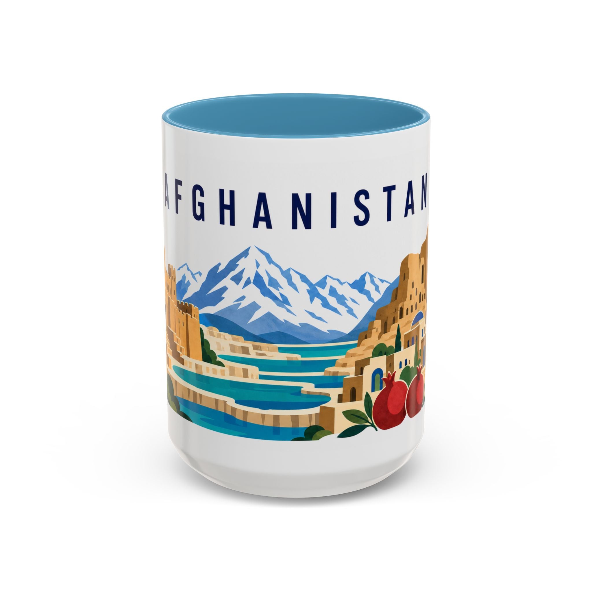Afghanistan Coffee Mug | Travel Souvenir Accent Mug | Country Gift Ceramic Cup 11oz 15oz