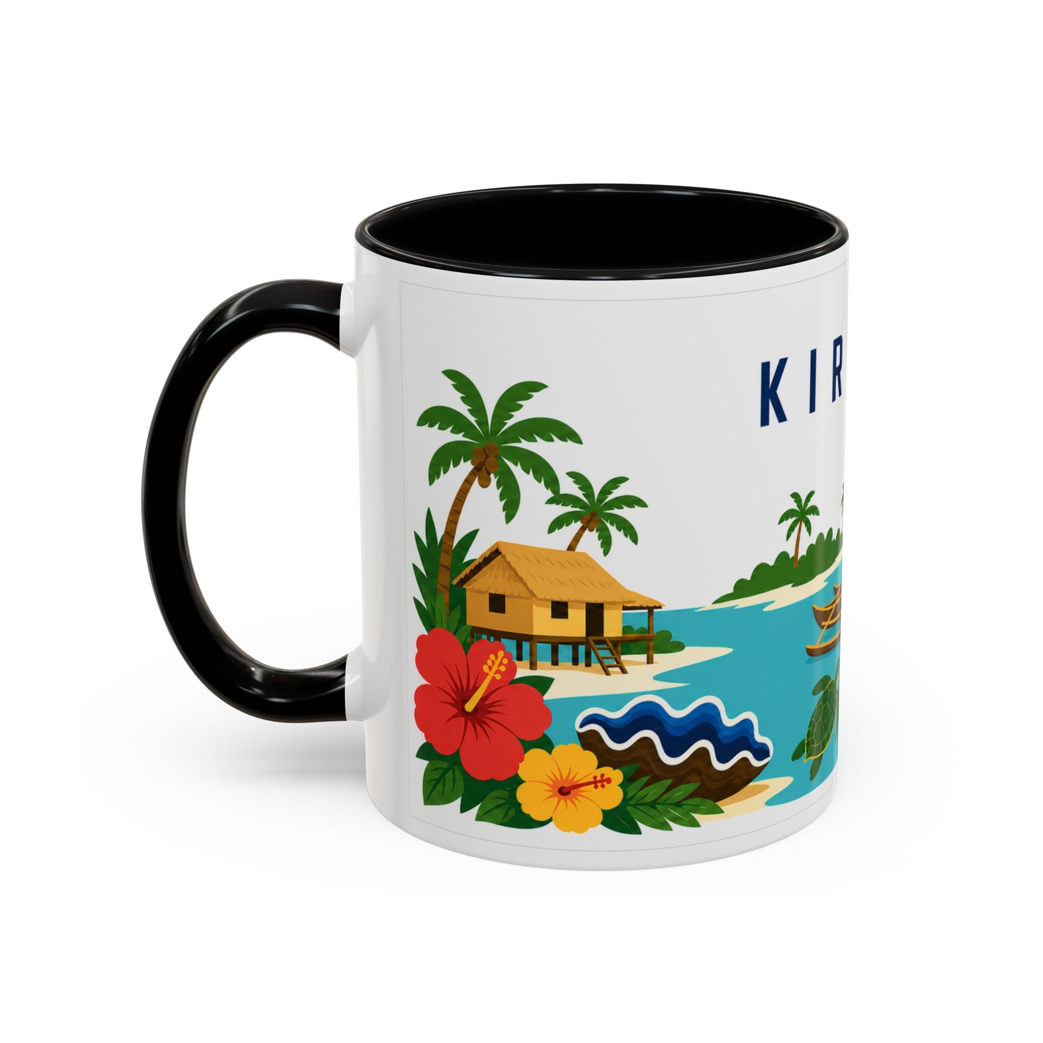 Kiribati Coffee Mug | Travel Souvenir Accent Mug | Country Gift Ceramic Cup 11oz 15oz