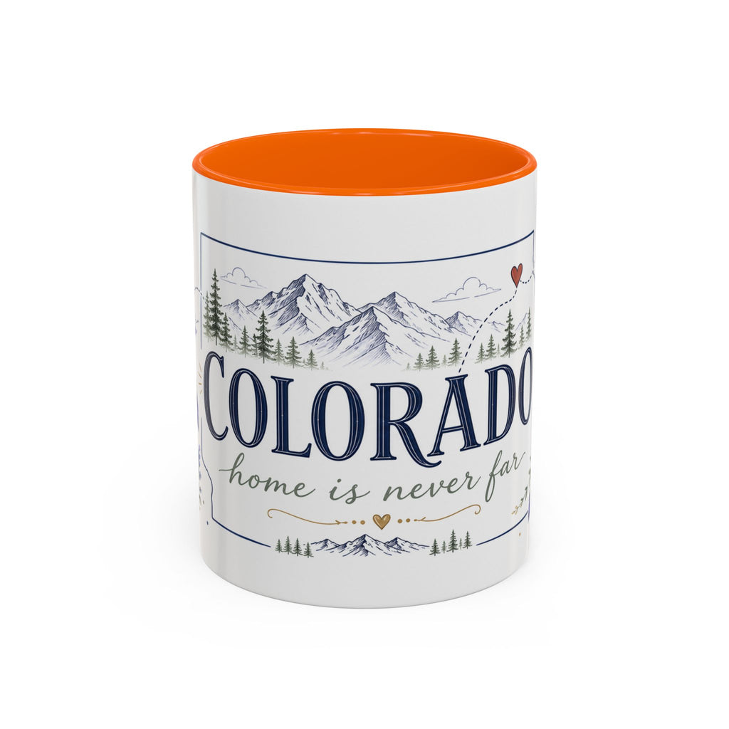 Colorado State Mug | Rocky Mountain Botanical Design | Moving Away Gift