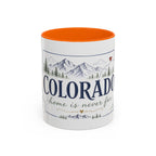 Colorado State Mug | Rocky Mountain Botanical Design | Moving Away Gift