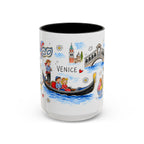 Venice Travel Mug | European City Souvenir Accent Coffee Mug | 11oz 15oz Ceramic Cup