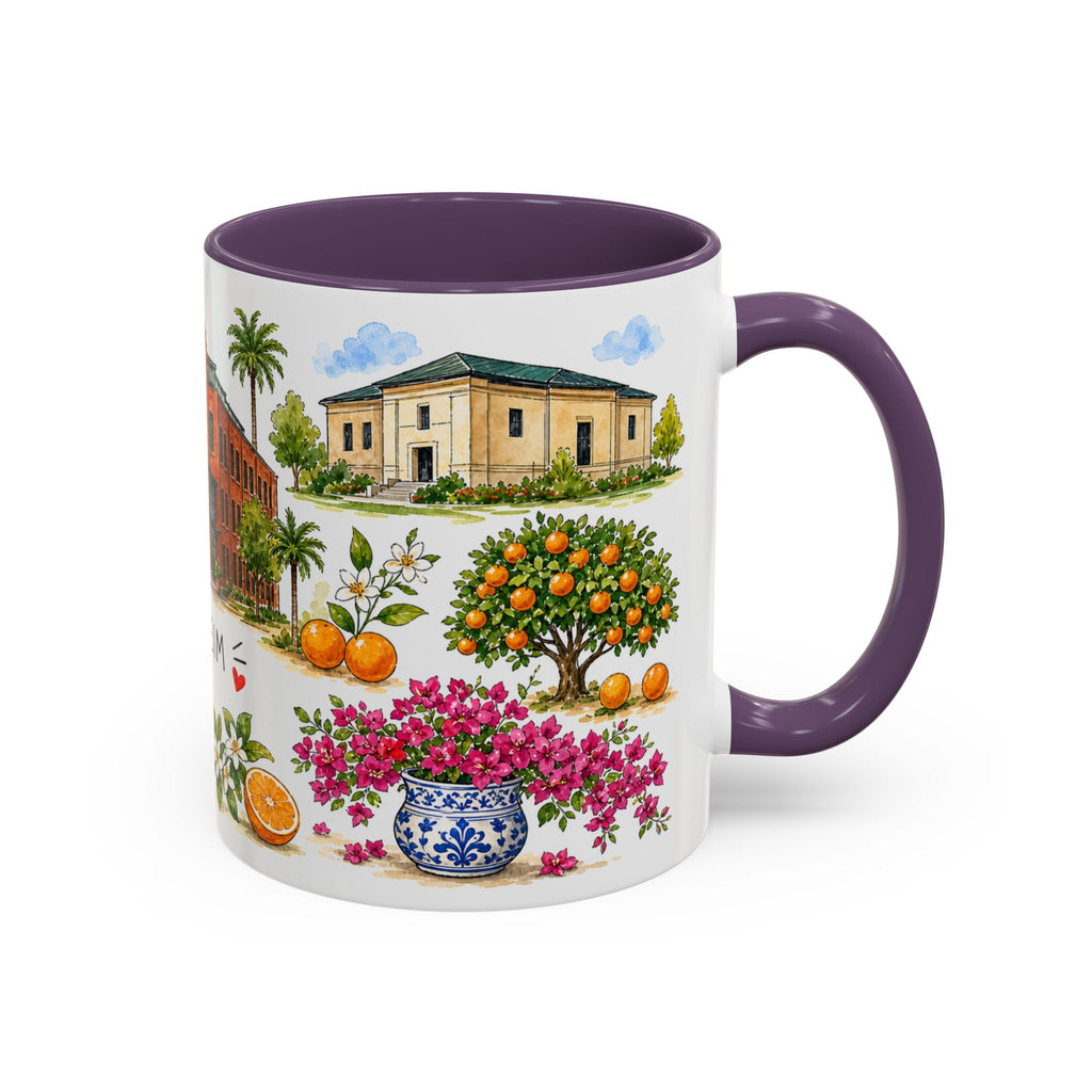 Anaheim Illustrated Travel Mug | City Souvenir Accent Coffee Mug | 11oz 15oz Ceramic Cup