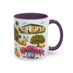 Anaheim Illustrated Travel Mug | City Souvenir Accent Coffee Mug | 11oz 15oz Ceramic Cup