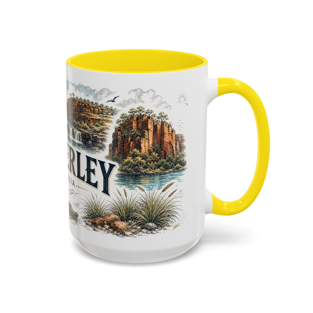 Kimberley Mug, Australia Travel Souvenir, Bucket List Gift, Accent Ceramic Coffee Mug 11oz 15oz