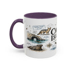 Channel Islands National Park Coffee Mug | California Island Wildlife Marine Gift | Accent Color Ceramic 11oz 15oz