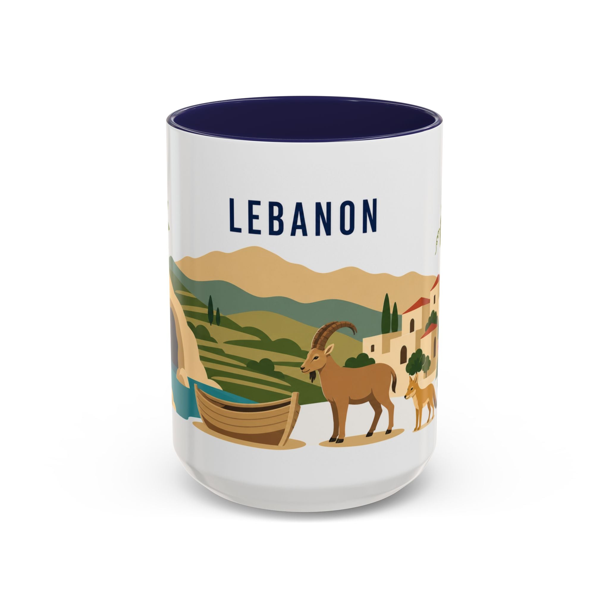 Lebanon Coffee Mug | Travel Souvenir Accent Mug | Country Gift Ceramic Cup 11oz 15oz