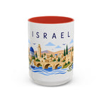 Israel Coffee Mug | Travel Souvenir Accent Mug | Place Gift Ceramic Cup 11oz 15oz