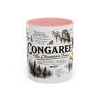 Congaree National Park Coffee Mug | South Carolina Forest Floodplain Gift | Accent Color Ceramic 11oz 15oz
