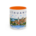 Lithuania Coffee Mug | Travel Souvenir Accent Mug | Place Gift Ceramic Cup 11oz 15oz