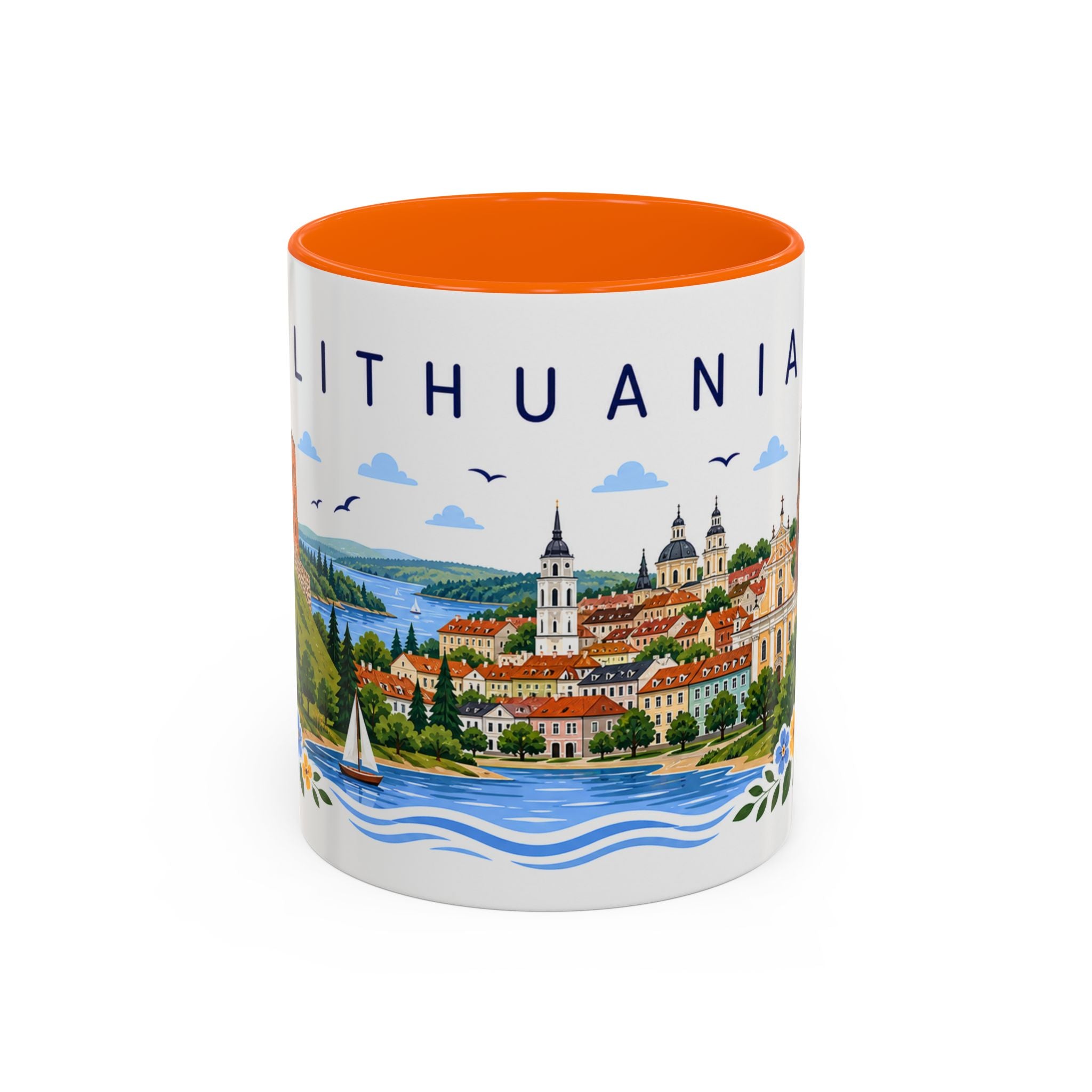 Lithuania Coffee Mug | Travel Souvenir Accent Mug | Place Gift Ceramic Cup 11oz 15oz