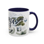 Victoria Falls Coffee Mug | Travel Destination Souvenir Gift | Accent Color Ceramic 11oz 15oz