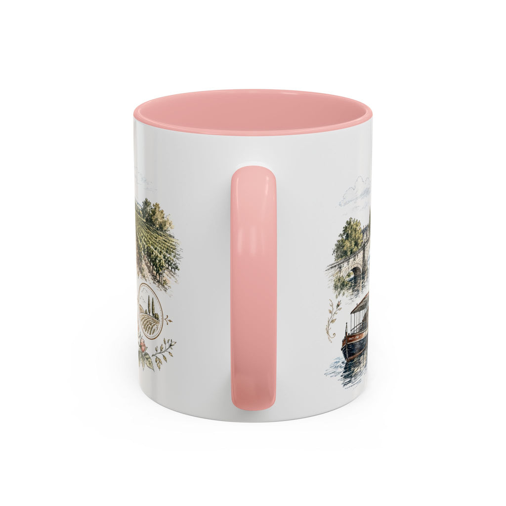 Loire Valley Mug, France Travel Souvenir, Bucket List Gift, Accent Ceramic Coffee Mug 11oz 15oz