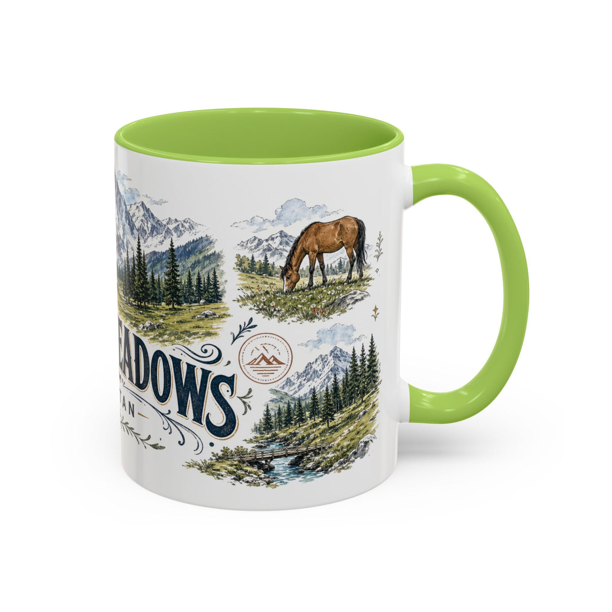 Fairy Meadows Mug, Pakistan Travel Souvenir, Bucket List Gift, Accent Ceramic Coffee Mug 11oz 15oz