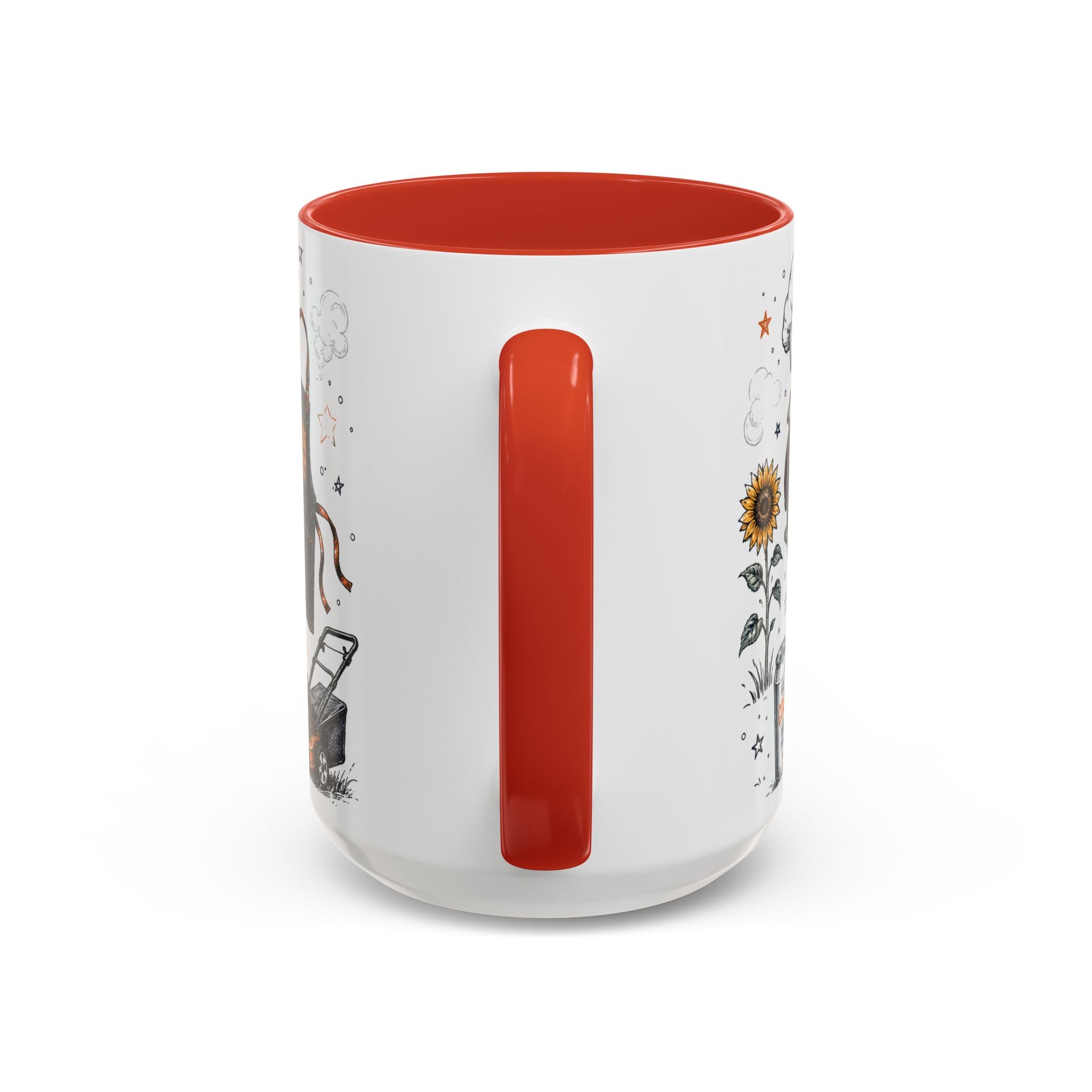Grill Master Coffee Mug | Father's Day Gift for Dad | Accent Color Ceramic 11oz 15oz