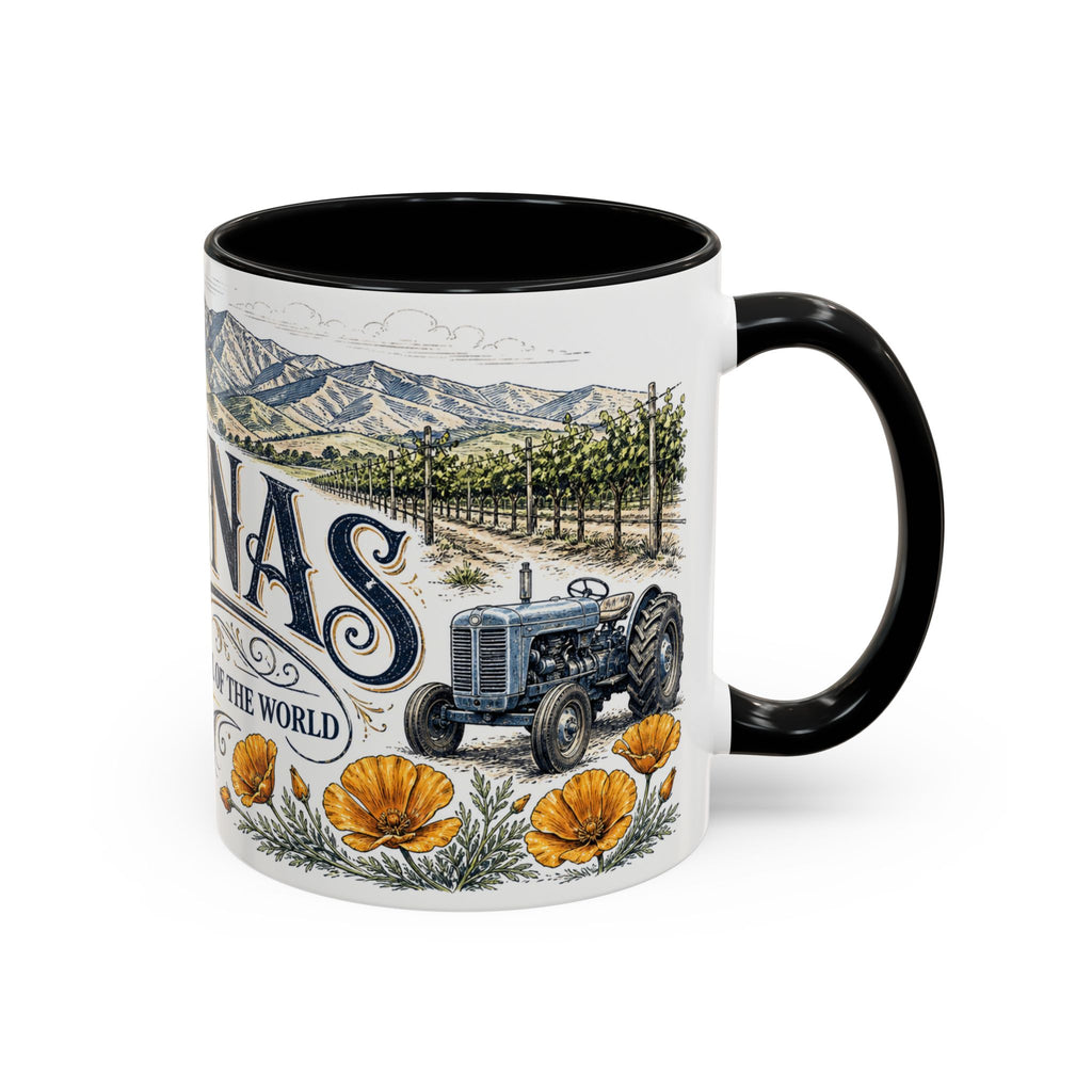 Salinas Coffee Mug | United States Travel Souvenir | Vintage Illustrated City Gift | 11 oz 15 oz Accent Mug
