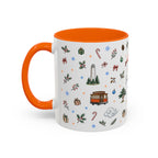 San Francisco Christmas Mug | Watercolor City Souvenir | Ceramic Coffee Cup