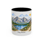Rocky Mountain National Park Mug | US Travel Souvenir Accent Coffee Mug | 11oz 15oz Ceramic Cup