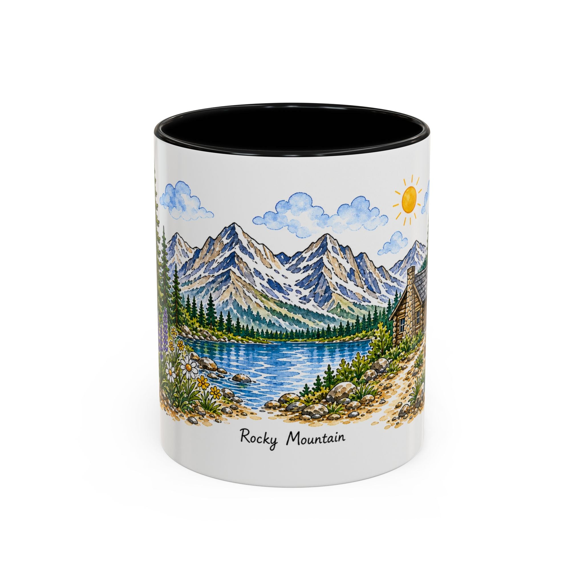 Rocky Mountain National Park Mug | US Travel Souvenir Accent Coffee Mug | 11oz 15oz Ceramic Cup