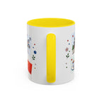 Beijing Coffee Mug | Postage Stamp Collage Mug | Travel Souvenir Accent Cup 11oz 15oz