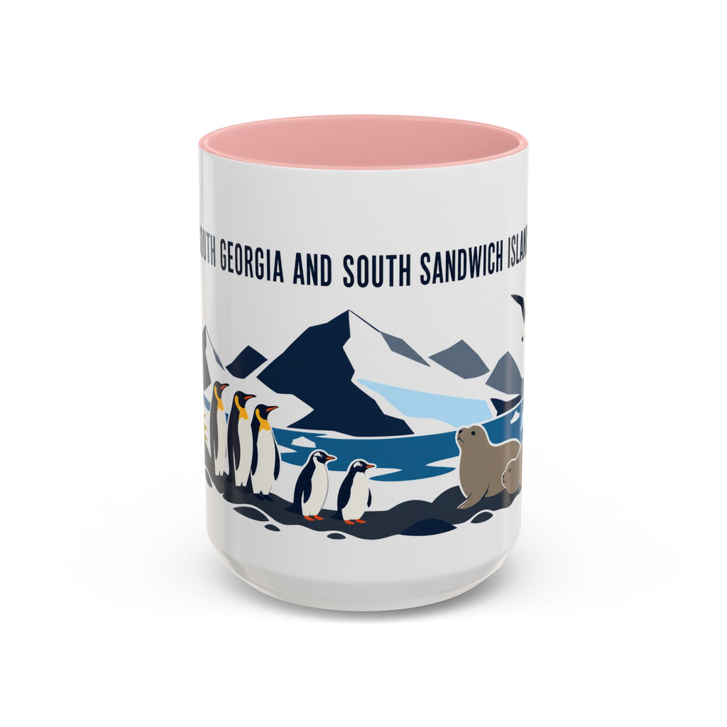 South Georgia and South Sandwich Islands Coffee Mug | Travel Souvenir Accent Mug | Country Gift Ceramic Cup 11oz 15oz