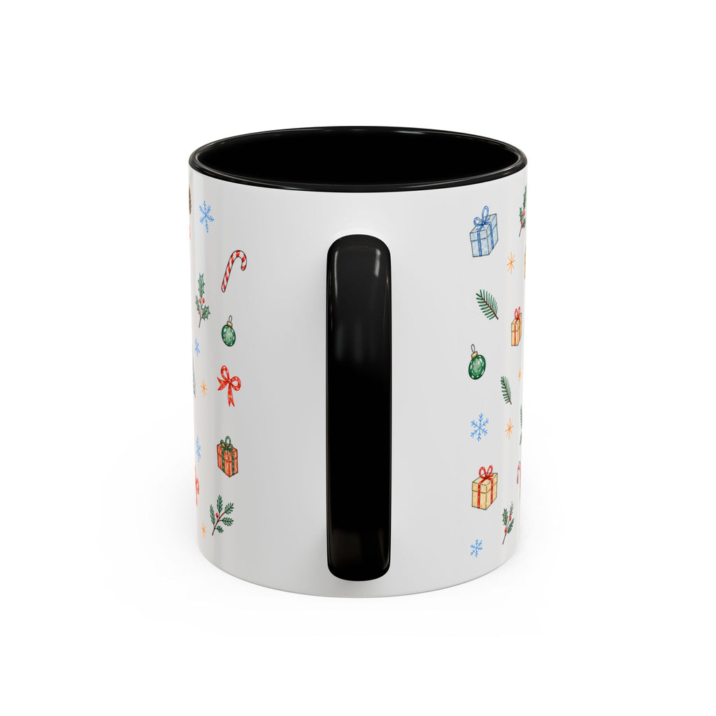 Miami Christmas Mug | Watercolor Art Deco City Souvenir (11oz/15oz)
