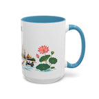 Bangkok Coffee Mug | Thailand Travel Souvenir | Porcelain Decal City Gift | 11oz 15oz Accent Mug