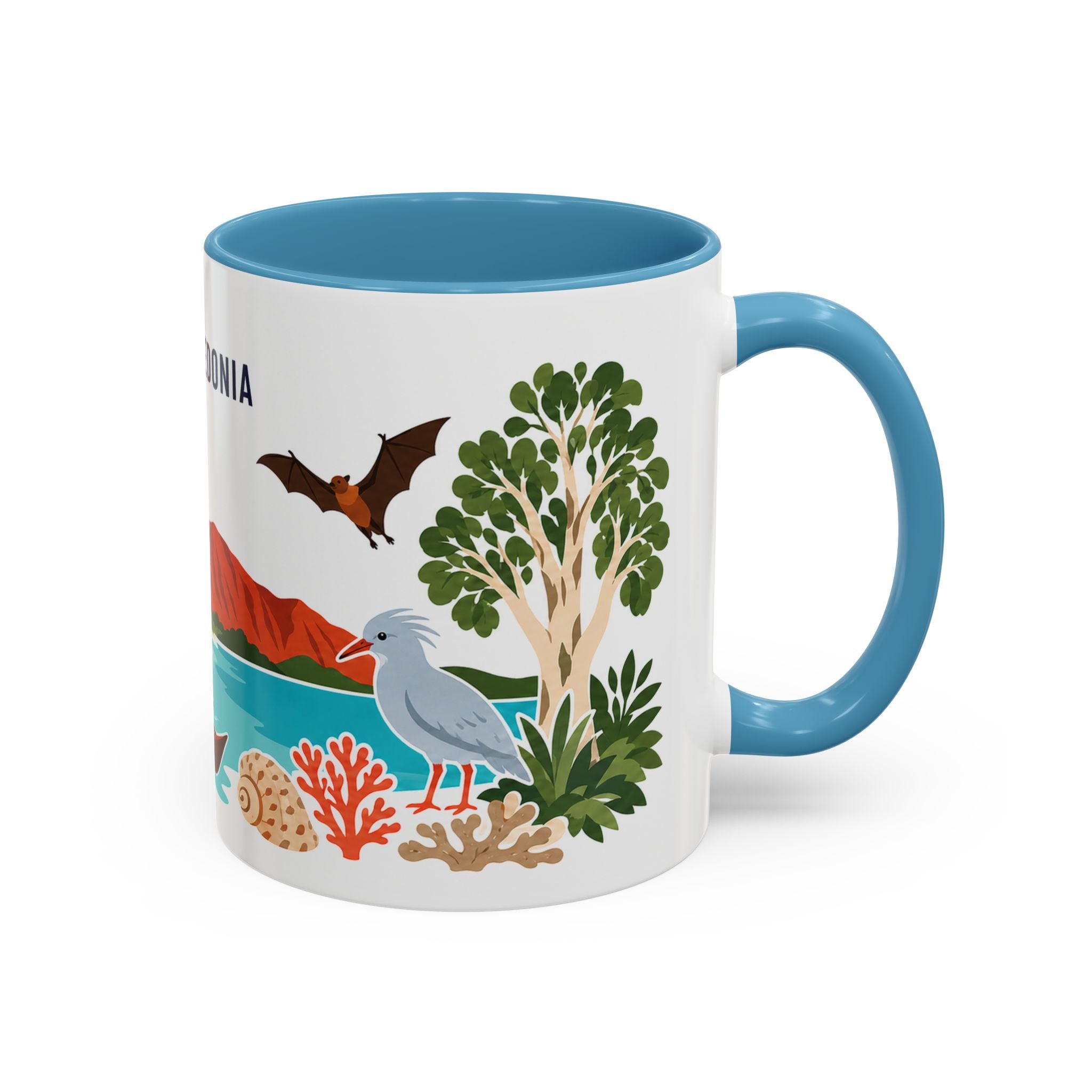 New Caledonia Coffee Mug | Travel Souvenir Accent Mug | Country Gift Ceramic Cup 11oz 15oz