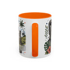 Easter Island Coffee Mug | Travel Destination Souvenir Gift | Accent Color Ceramic 11oz 15oz