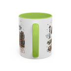 Philadelphia Coffee Mug | Pennsylvania Souvenir City Gift | Accent Color Ceramic 11oz 15oz