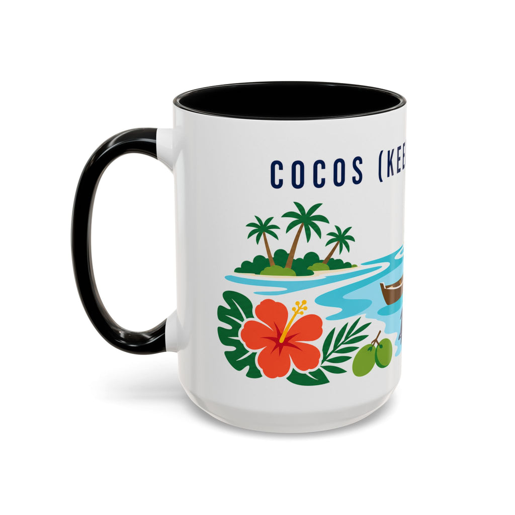 Cocos (Keeling) Islands Coffee Mug | Travel Souvenir Accent Mug | Country Gift Ceramic Cup 11oz 15oz