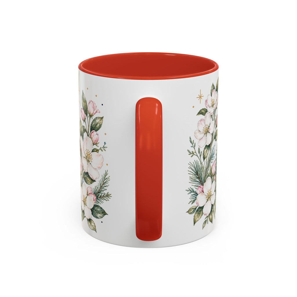 Michigan State Map Mug | Botanical Accents, Lakes Art | Homesick Gift