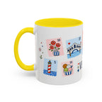 Venice Coffee Mug | Postage Stamp Collage Mug | Travel Souvenir Accent Cup 11oz 15oz
