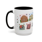 Jaipur Coffee Mug | Postage Stamp Collage Mug | Travel Souvenir Accent Cup 11oz 15oz
