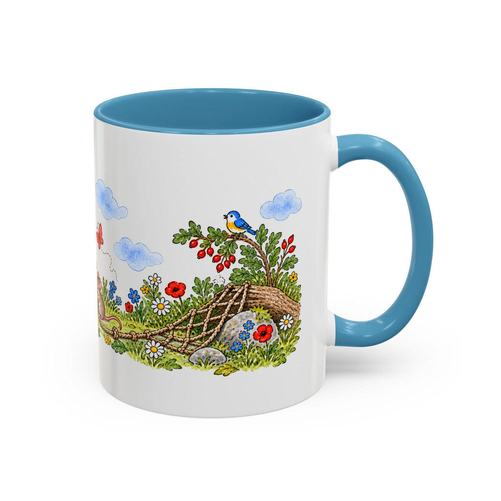 The Lion and the Mouse Mug | Storybook Fairy Tale Accent Coffee Mug | EveryLegend