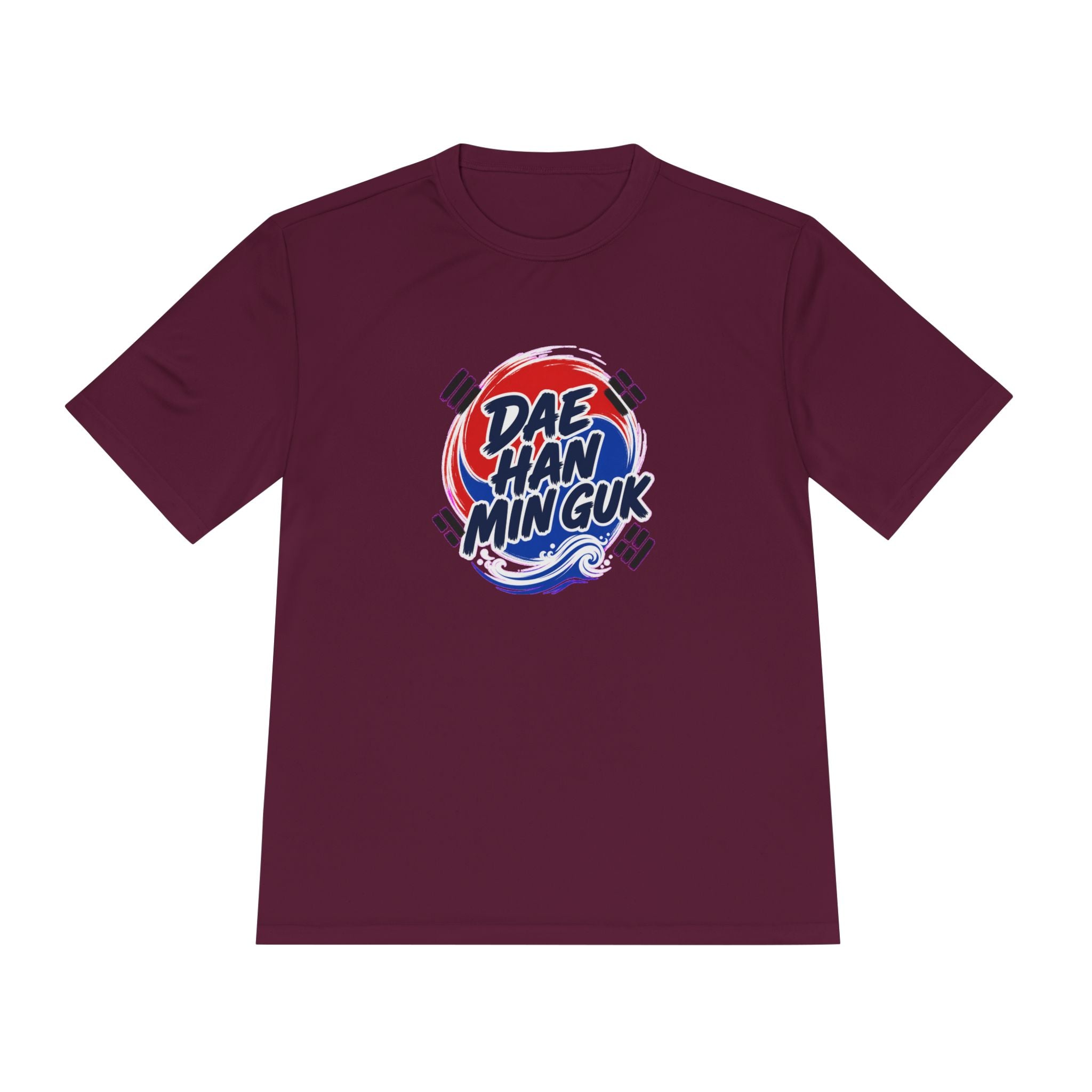 South Korea Dae Han Min Guk Soccer Fan T-Shirt, Moisture Wicking Sport Tee