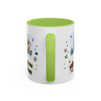 Dubai Coffee Mug | Postage Stamp Collage Mug | Travel Souvenir Accent Cup 11oz 15oz