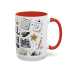 The Tassel Was Worth the Hassle Coffee Mug | Funny Graduation Gift 2026 | Accent Color Ceramic 11oz 15oz