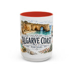 Algarve Coast Mug, Portugal Travel Souvenir, Bucket List Gift, Accent Ceramic Coffee Mug 11oz 15oz
