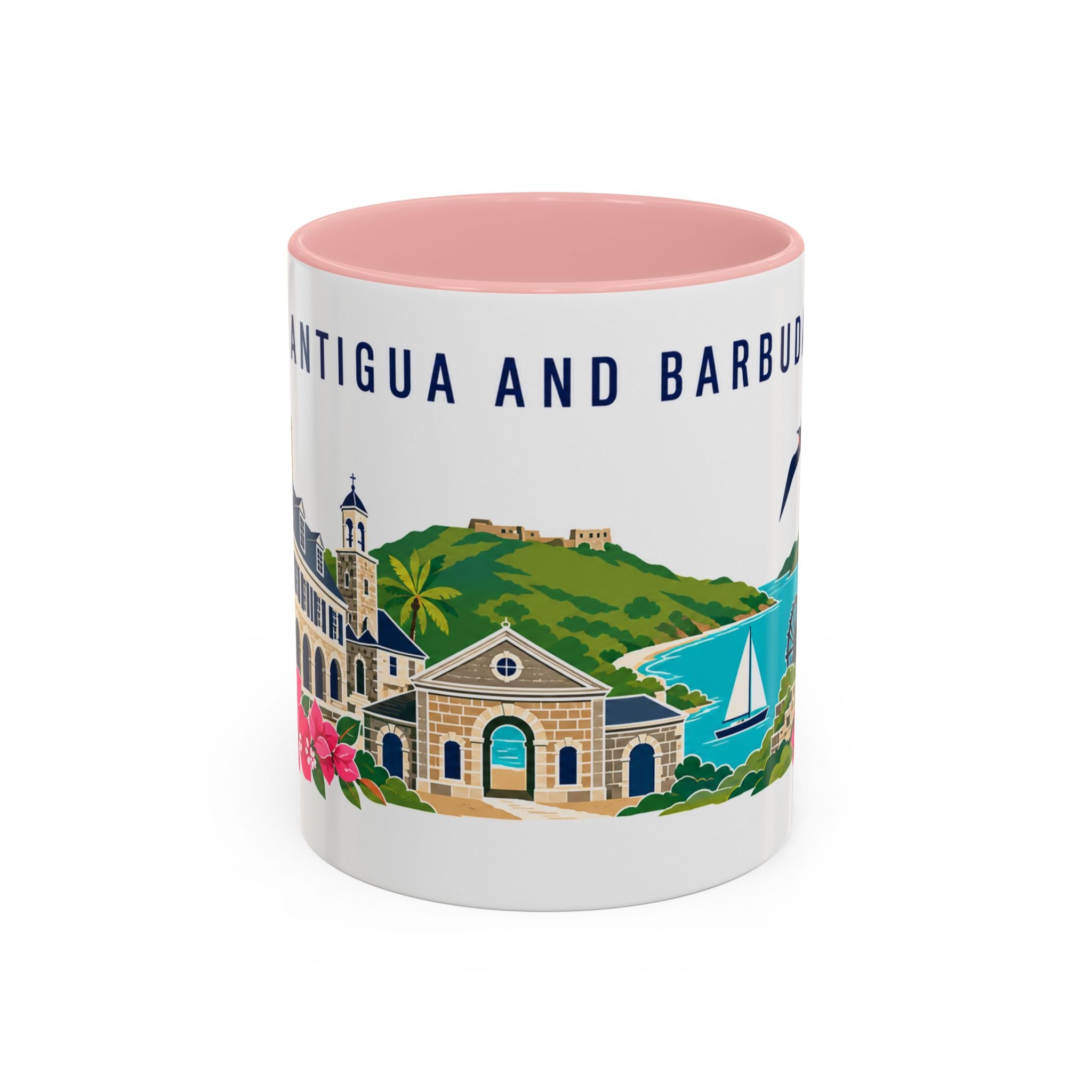 Antigua and Barbuda Coffee Mug | Travel Souvenir Accent Mug | Country Gift Ceramic Cup 11oz 15oz