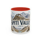 Spiti Valley Mug, India Travel Souvenir, Bucket List Gift, Accent Ceramic Coffee Mug 11oz 15oz