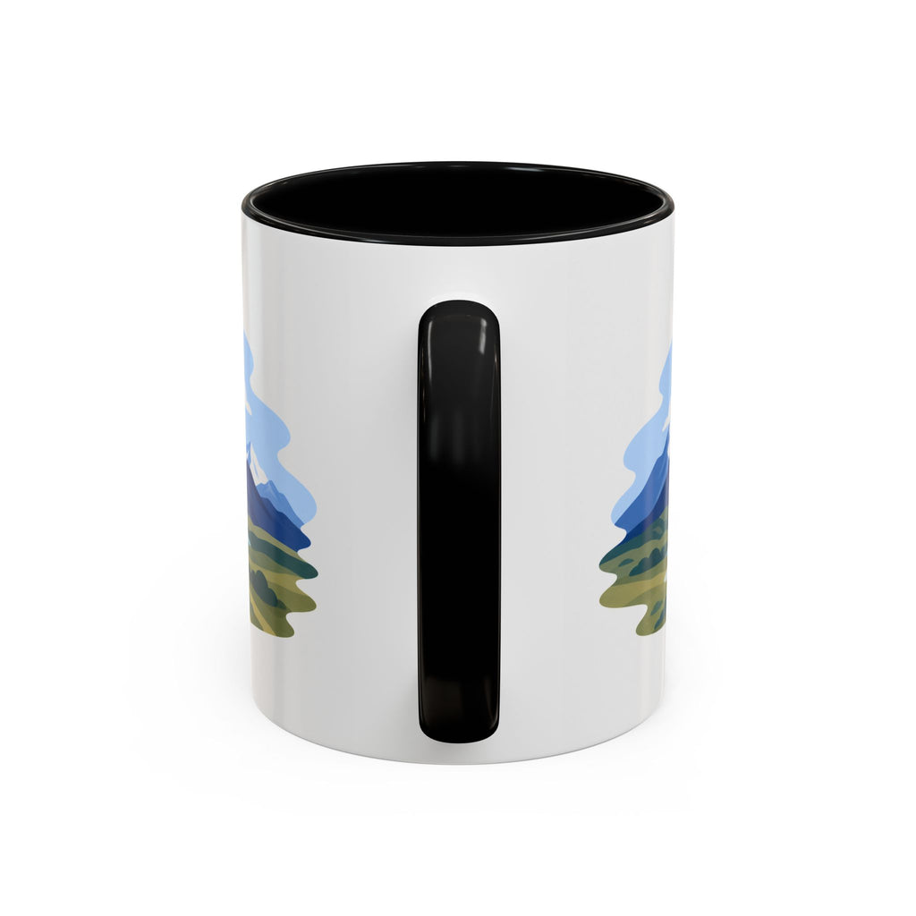 Wrangell-St. Elias National Park Coffee Mug | Solid Color Block Park Souvenir | 11oz 15oz Accent Mug