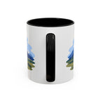 Wrangell-St. Elias National Park Coffee Mug | Solid Color Block Park Souvenir | 11oz 15oz Accent Mug
