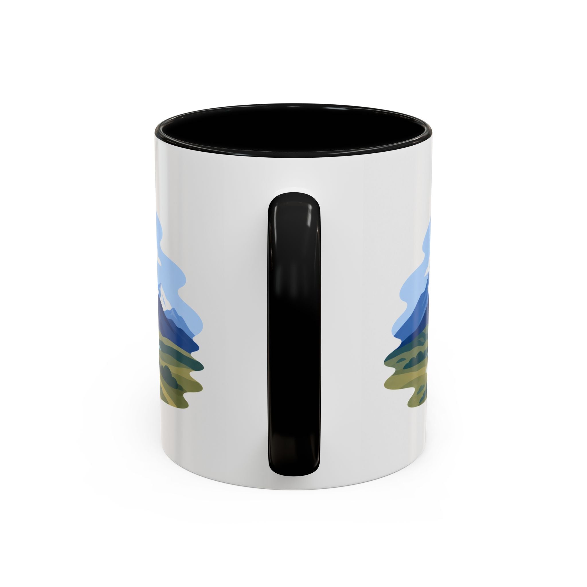Wrangell-St. Elias National Park Coffee Mug | Solid Color Block Park Souvenir | 11oz 15oz Accent Mug