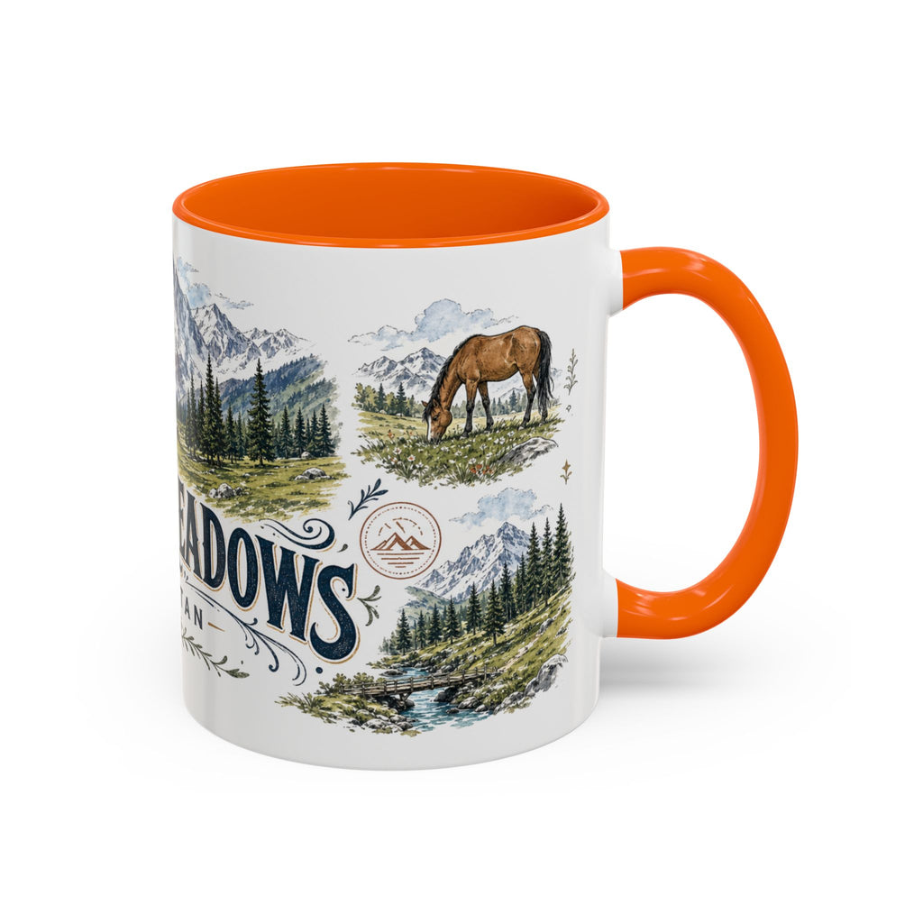 Fairy Meadows Mug, Pakistan Travel Souvenir, Bucket List Gift, Accent Ceramic Coffee Mug 11oz 15oz
