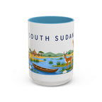 South Sudan Coffee Mug | Travel Souvenir Accent Mug | Country Gift Ceramic Cup 11oz 15oz