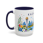 Kazakhstan Coffee Mug | Travel Souvenir Accent Mug | Place Gift Ceramic Cup 11oz 15oz